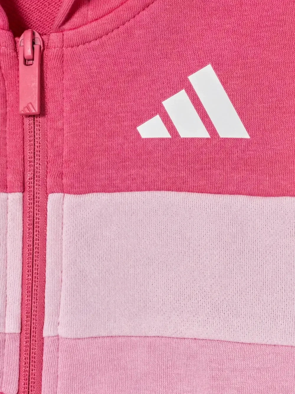 Спортивный костюм с полосками Adidas Kids, розовый — фото 4