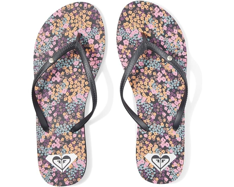 

Сандалии Roxy Bermuda Print, цвет Black/Orange 1