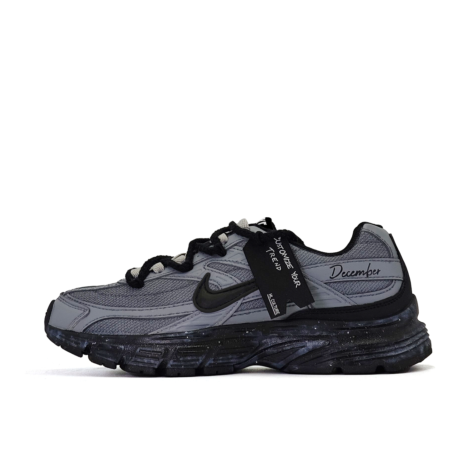 

Nike Кроссовки Initiator Mesh Cushioning, износостойкие низкие беговые кроссовки унисекс, серый
