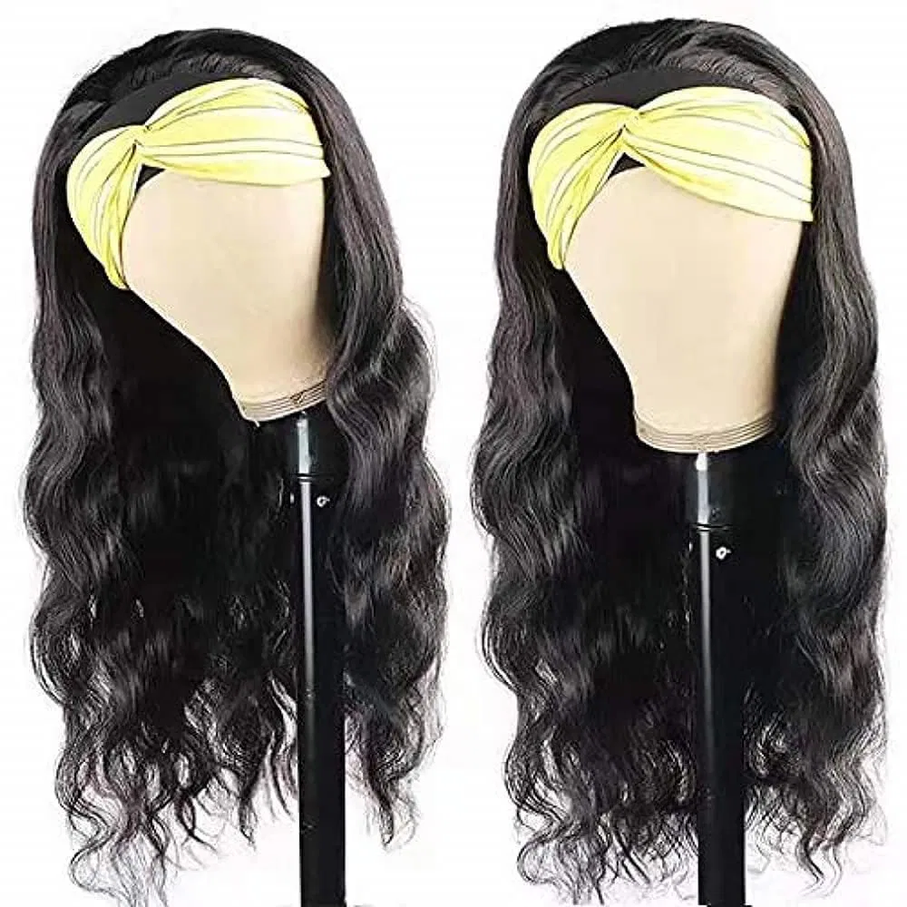 Женский парик из натуральных волос с повязкой «Body Wave» Yayahair — фото 3