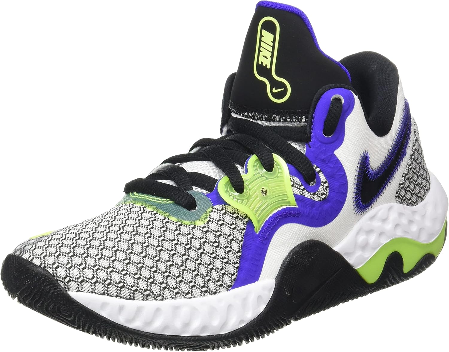 

Футбольные кроссовки Nike Unisex-Adult, White Black Volt Indigo Burst