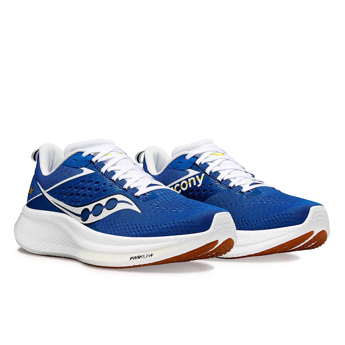 

Кроссовки Saucony Ride 17 S20924-136 мужские кобальтово-белые низкие беговые FD990 (синий, 9.5)