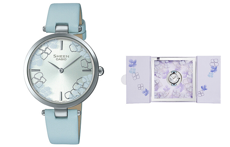 

Женские часы CASIO SHEEN, Розовый/Синий