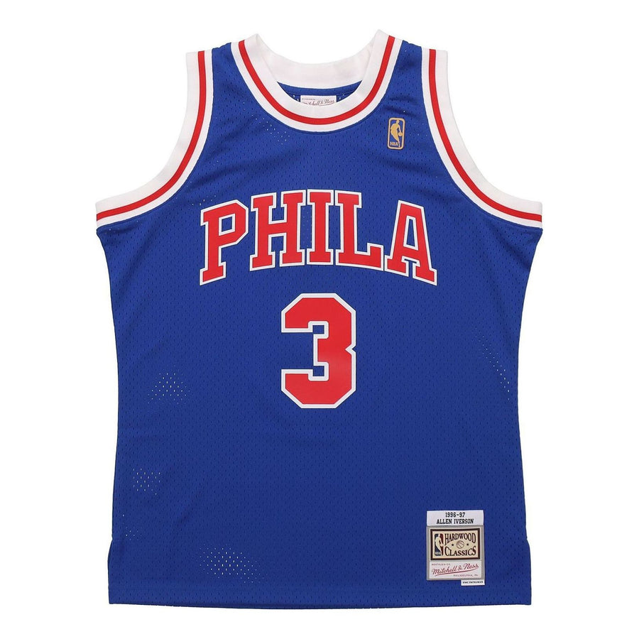

Джерси Mitchell & Ness x NBA Philadelphia 76ers 1996-97 Swingman Jersey 'Allen Iverson 3', синий