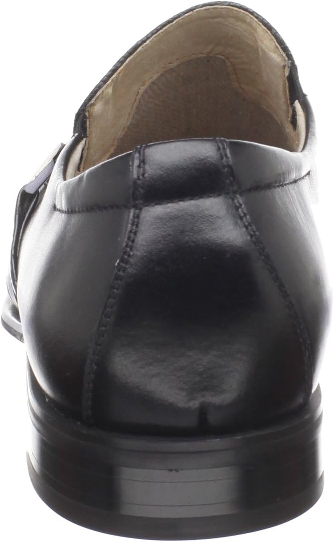 Мужские лоферы STACY ADAMS Beau Moc Toe с пряжкой без шнуровки, черный — фото 3