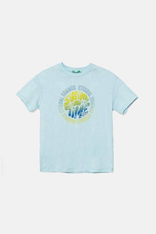 

Детская хлопковая футболка United Colors Of Benetton, серый