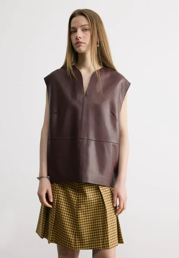 Блузка суна Boss, Dark Brown