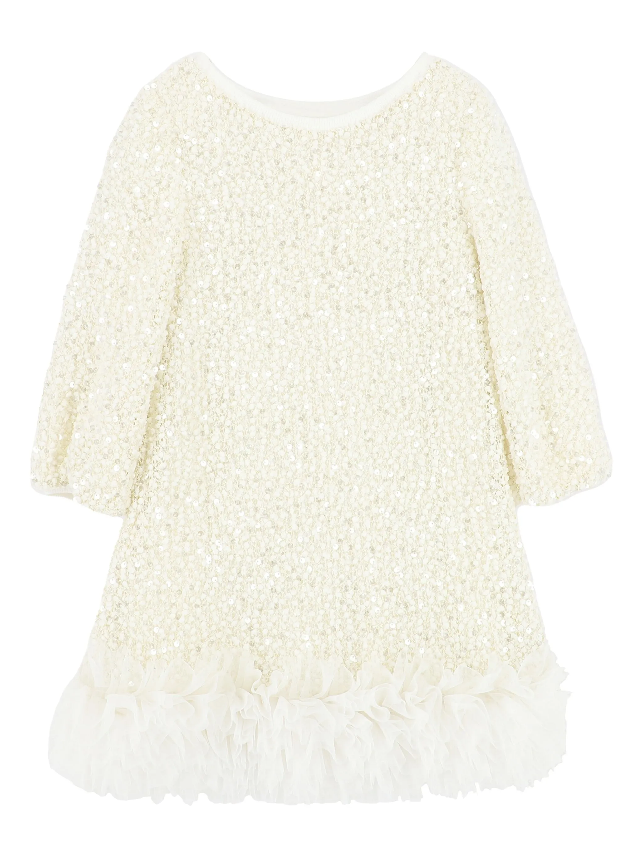 

Платье с пайетками и оборками Angel'S Face Kids, белый