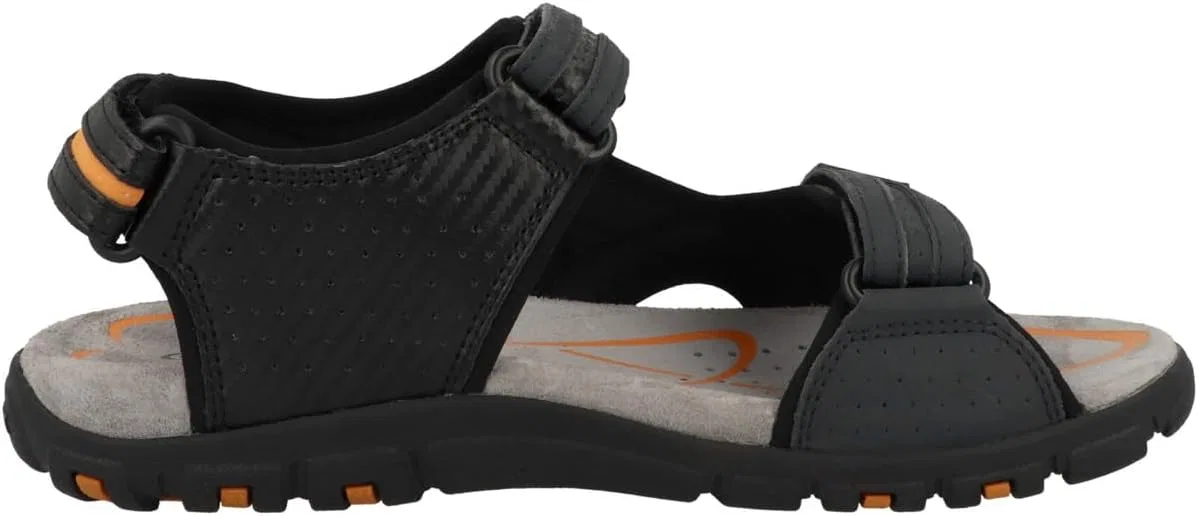 Мужские сандалии Geox Uomo Sandal Strada D с ремешком, Dk Navy Black — фото 4