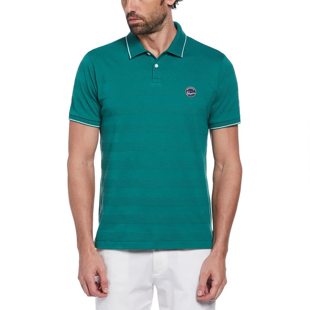 

Поло Original Penguin Honeycomb Ao Jacquard, зеленый