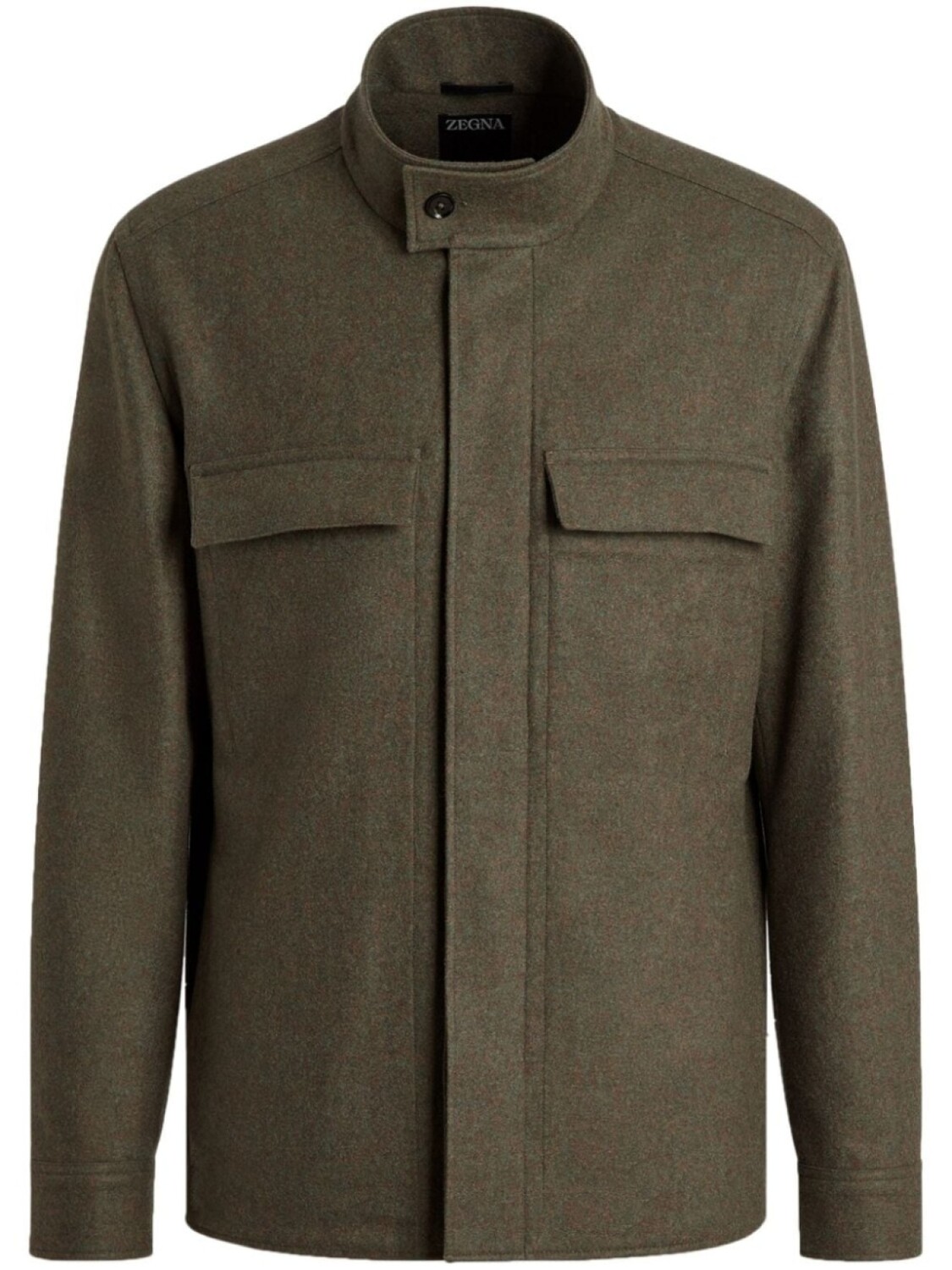 

Zegna рубашка Oasi, зеленый