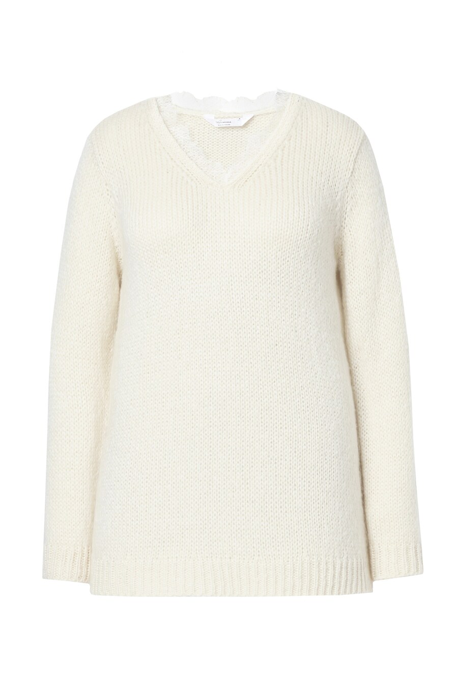 

Тонкий вязаный свитер MIAMODA Sweater, бежевый