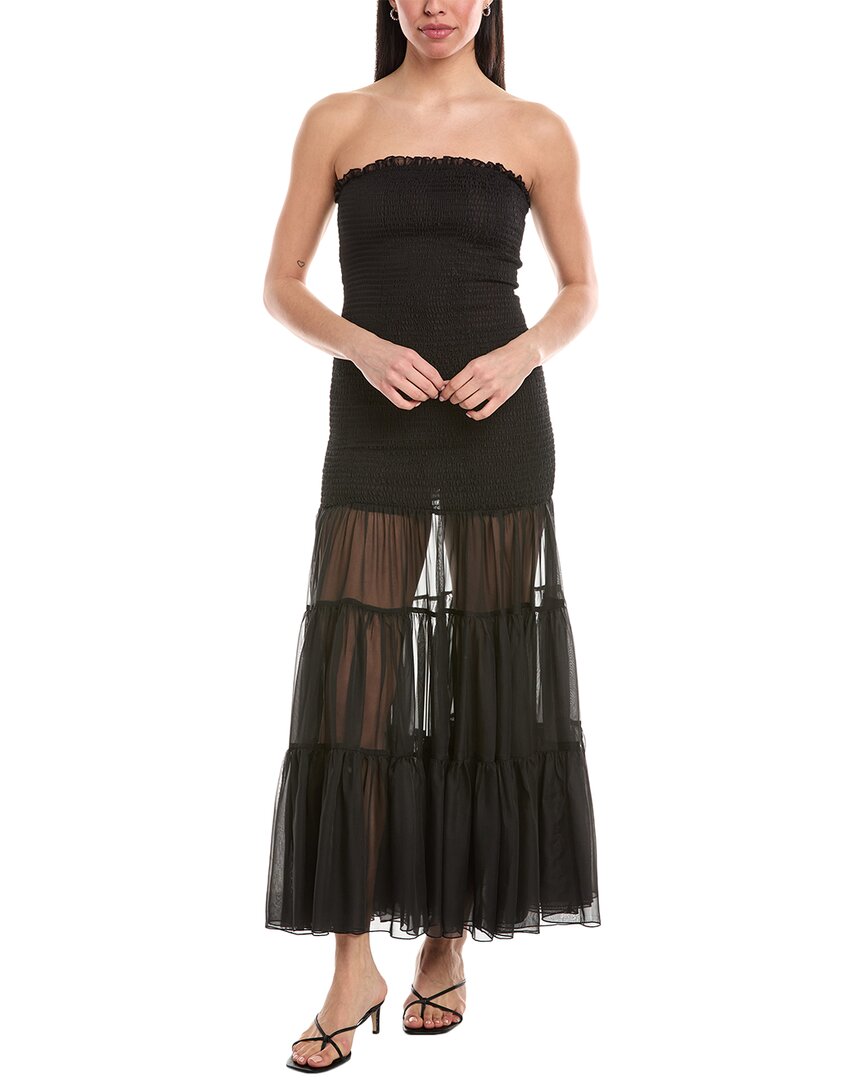 

Платье макси Bardot Azura, черный