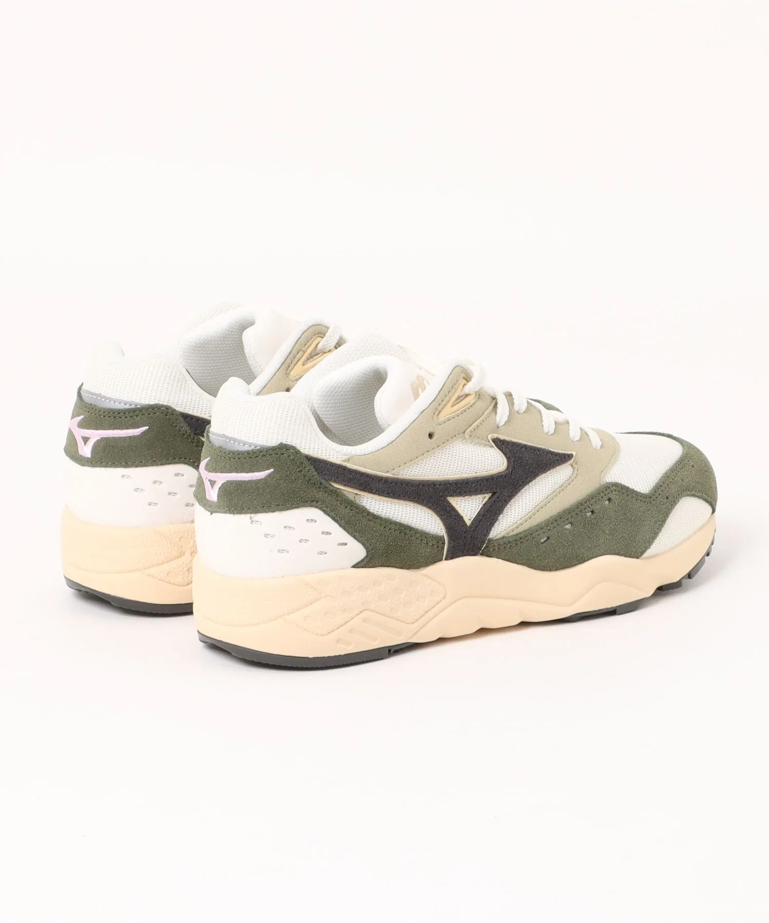 Мужские кроссовки Mizuno CONTENDER из комбинированных материалов бежевые — фото 2