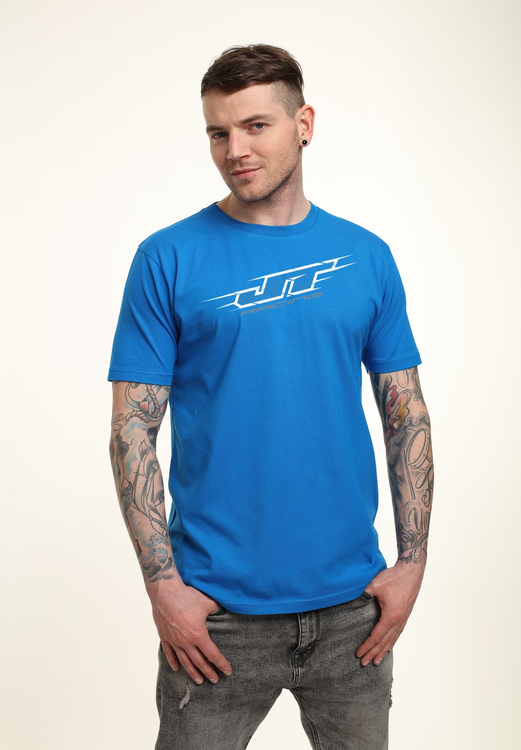 

Футболка с принтом JT RACING LOGO Henry Tiger, цвет Royal Blue