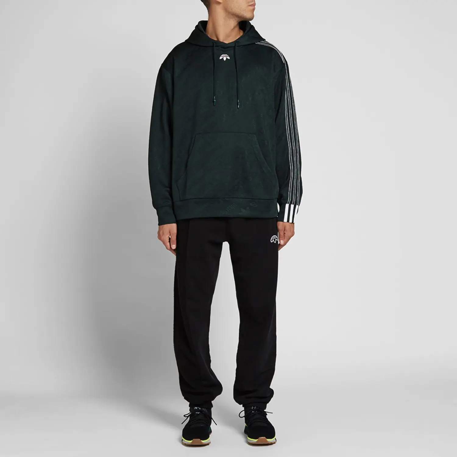 Alexander Wang Co-brand Sweatshirt Men Green Adidas Originals, зеленый — фото 2