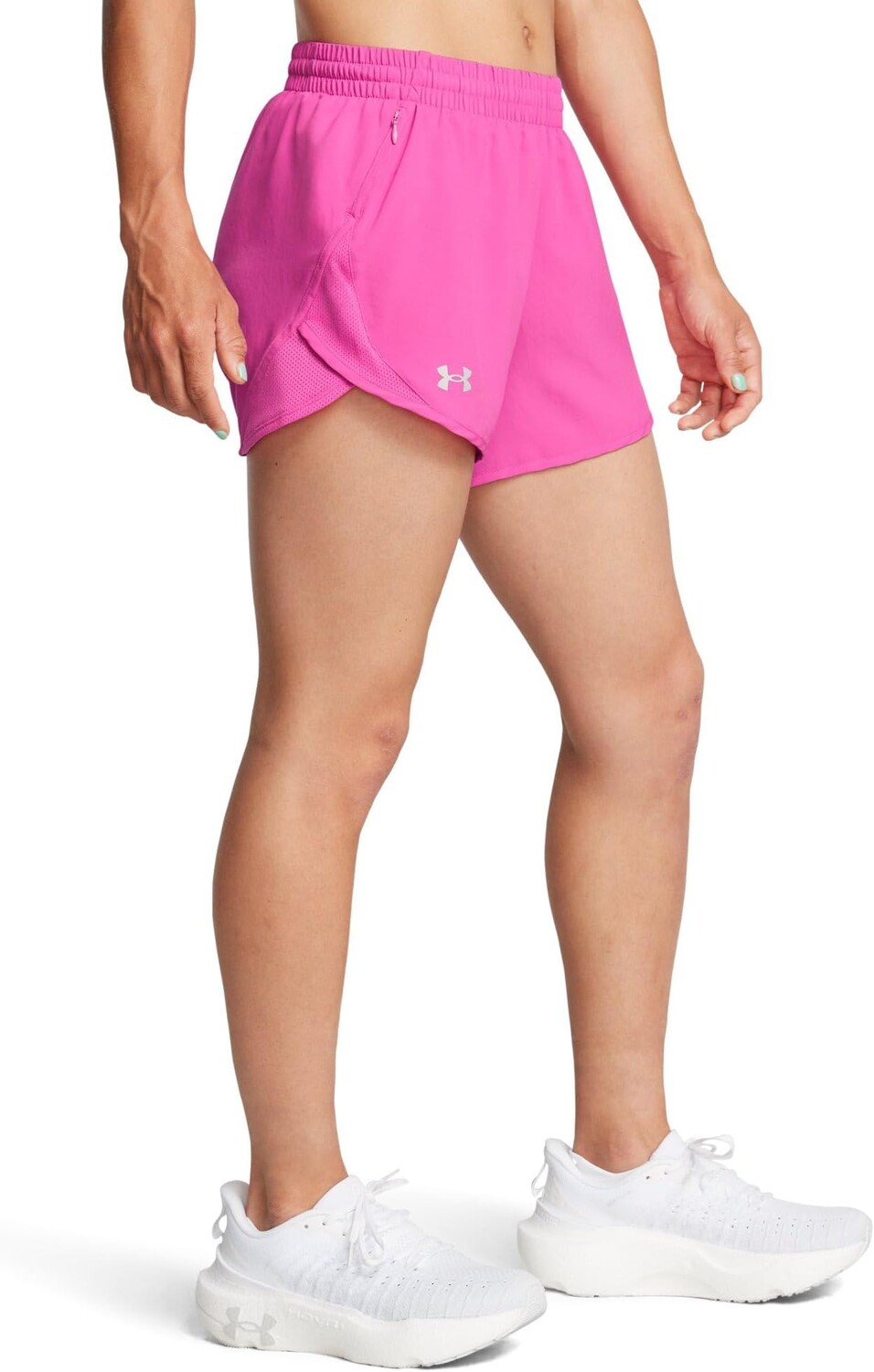 

Шорты Under Armour Fly By Shorts, цвет Rebel Pink/Rebel Pink/Reflective