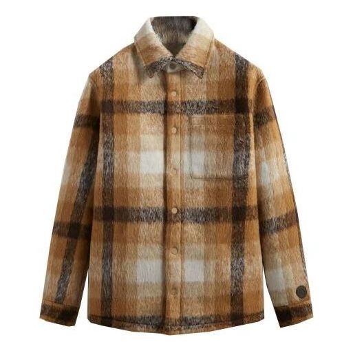 

Куртка check sheridan shirt jacket 'canvas' Kith, коричневый