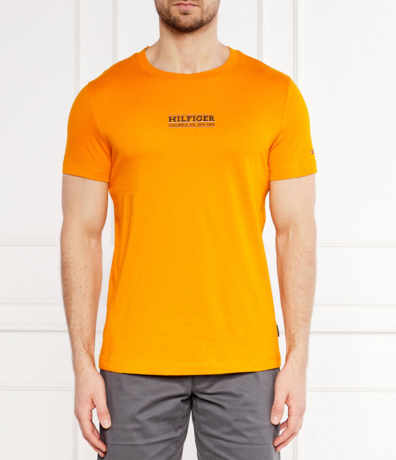 

Футболка Tommy Hilfiger Slim Fit, оранжевый