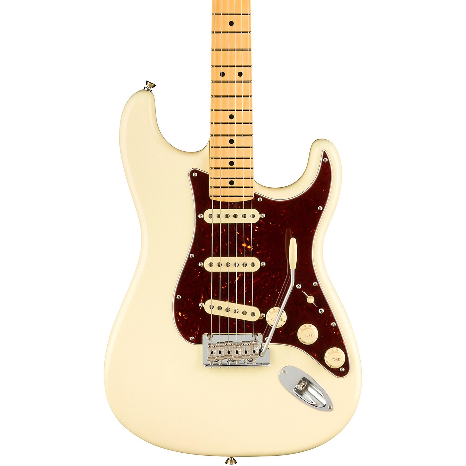 

Электрогитара Fender American Professional II Stratocaster с кленовой накладкой, олимпийский белый цвет