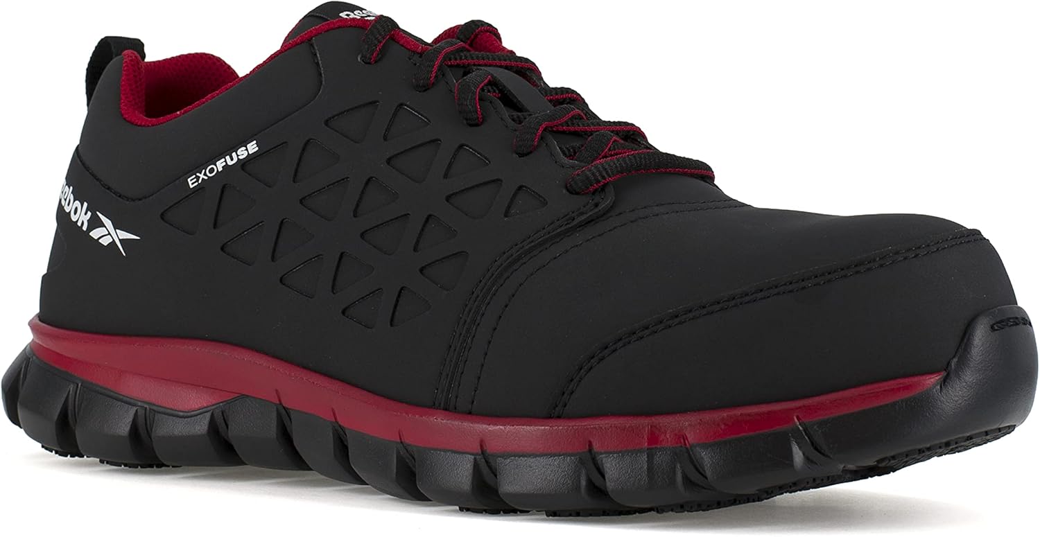 

Мужские кроссовки Reebok Work Sublite Cushion с электрозащитным носком из сплава - черные