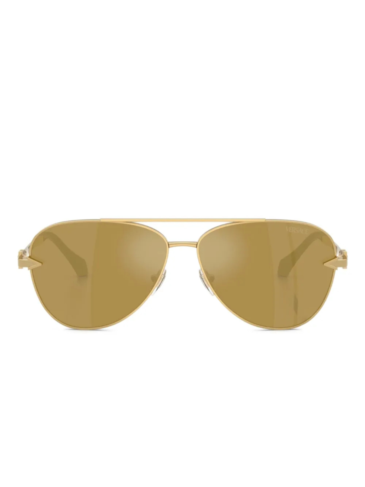 

Солнцезащитные очки-пилоты Versace Eyewear, золотой