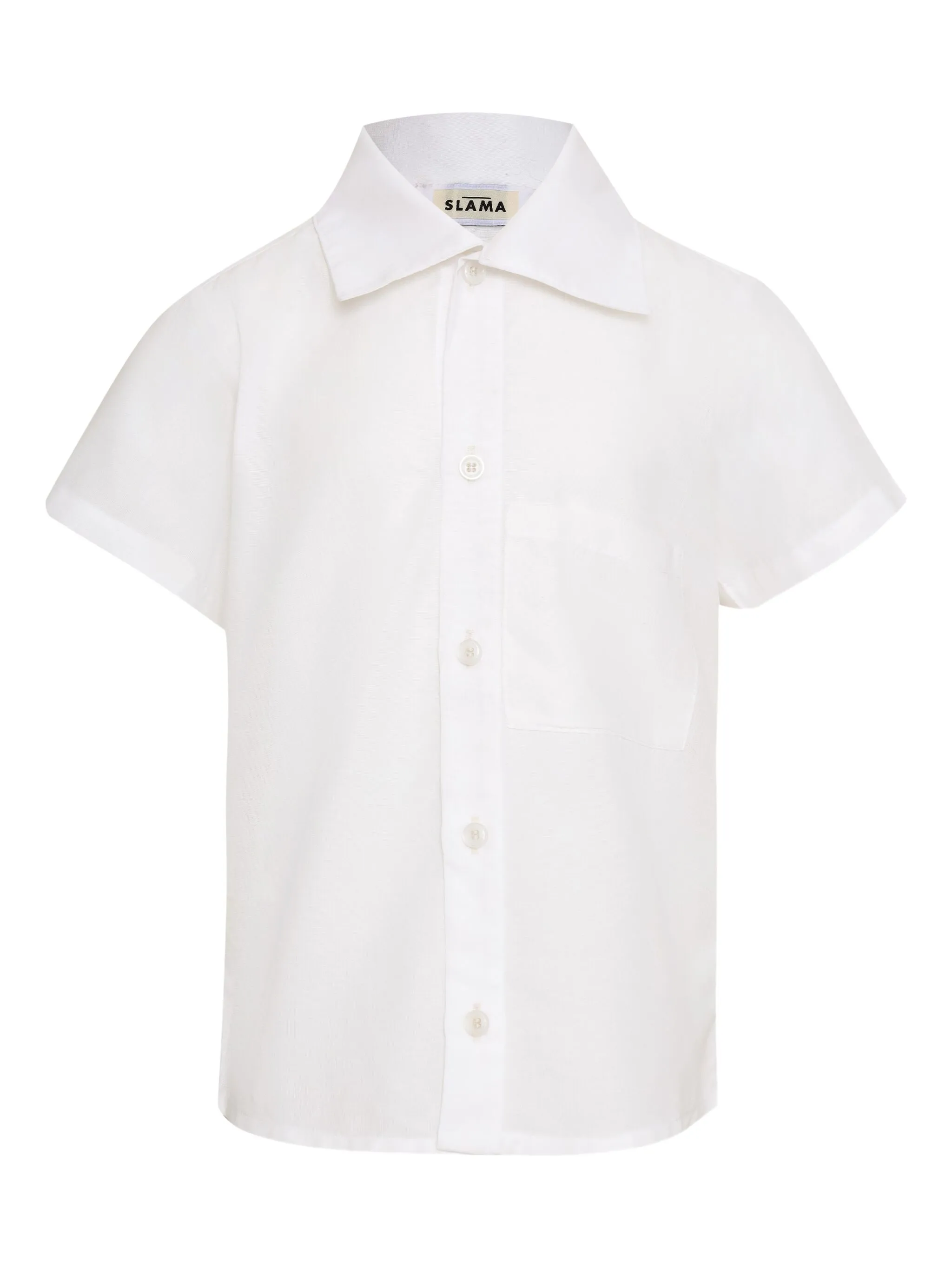 

Рубашка с короткими рукавами и карманом Amir Slama, белый