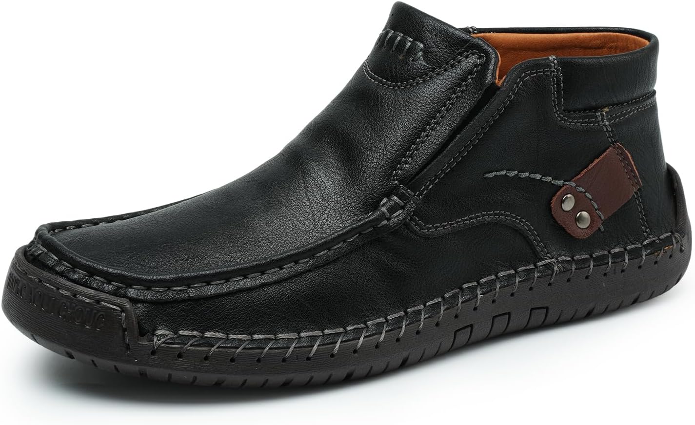 

Мужские классические ботинки Чака, лоферы, повседневные обувь без шнурков для улицы, повседневные ботинки для мужчин, обувь для вождения, путешествий и прогулок для взрослых мужчин Gsohino, черный