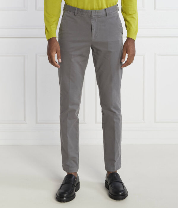 

Брюки чинос kaito1 Slim fit Boss, серый