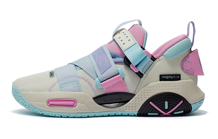 

Баскетбольные кроссовки Citywide 9 V2 Youth Edition для детей GS Low-top сине-серые/фиолетовые Lining