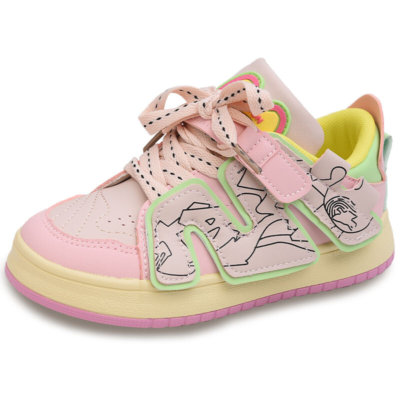 Кроссовки Budding Kids Skateboarding Shoes Kids Low-top, фиолетовый — фото 2