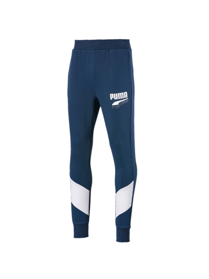 

Брюки для тренировок и бега Puma Jogginghose Rebel Block, синий