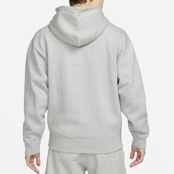 Толстовка Nike AS NK Solo SWSH Fleece Po Light gray, серый — фото 3