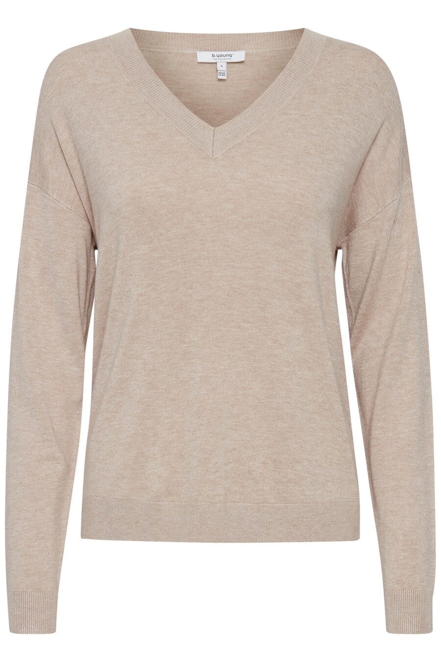 

Тонкий вязаный свитер b.young Sweater MMPIMBA, бежевый