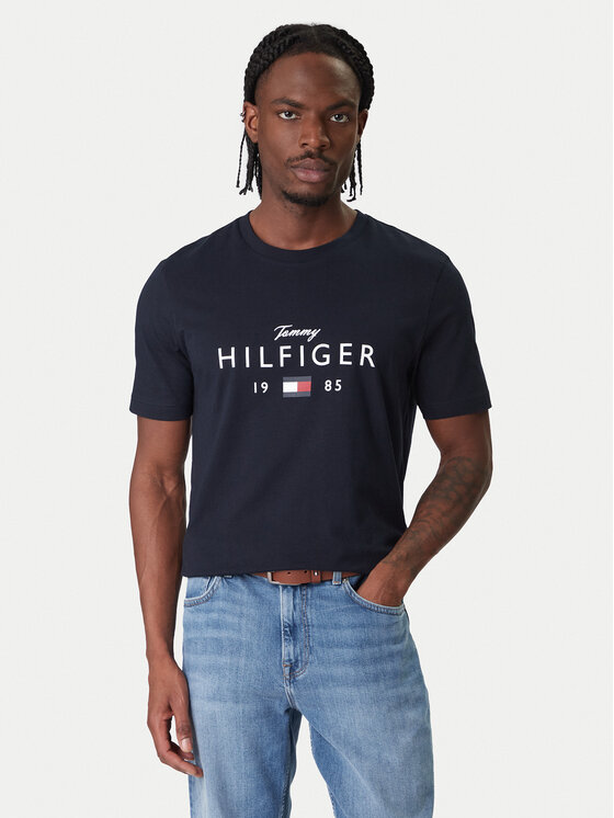 Футболка regular fit Brand Love MW0MW41455 Tommy Hilfiger, синий