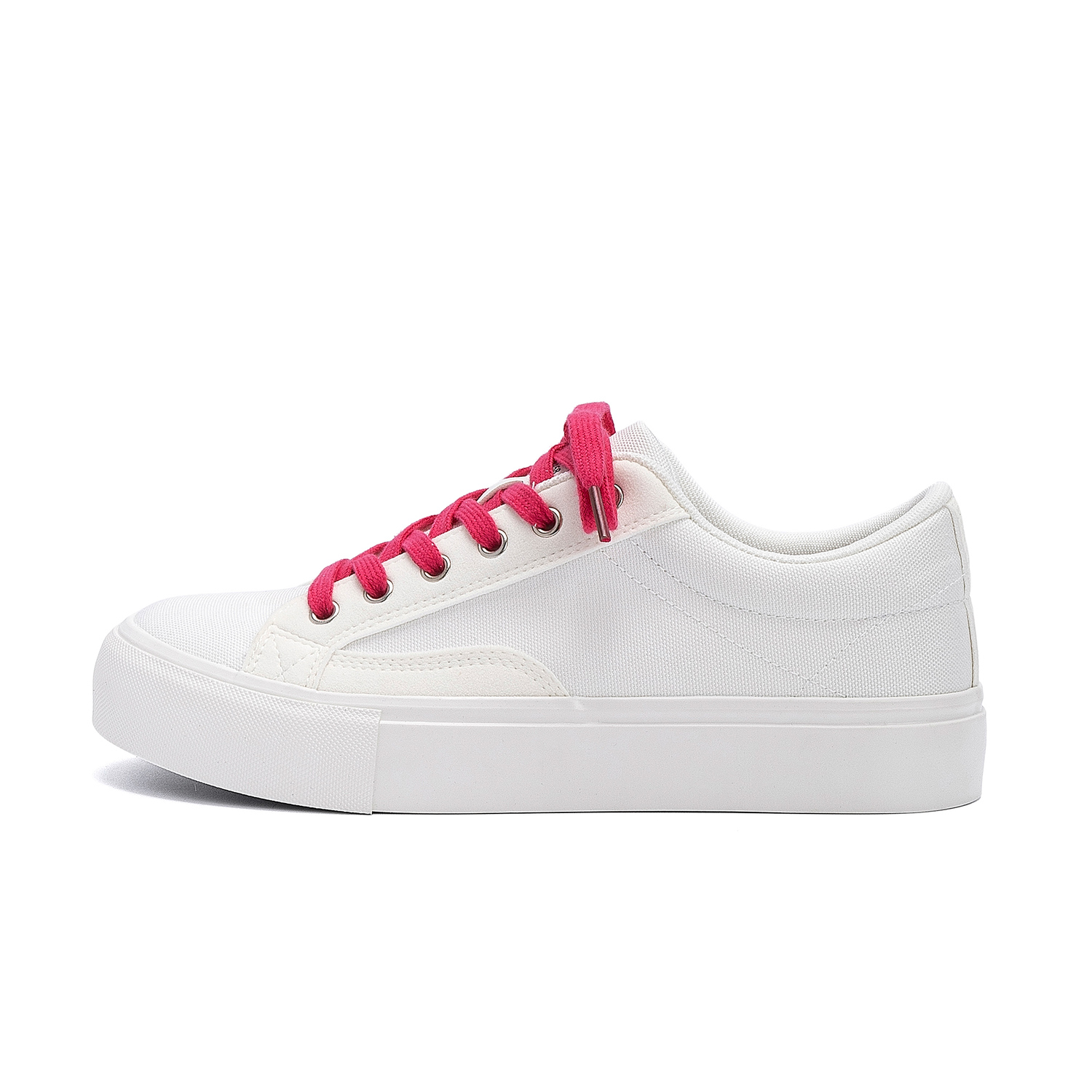 

HUANQIU Мужские белые легкие низкие кеды на платформе, цвет White