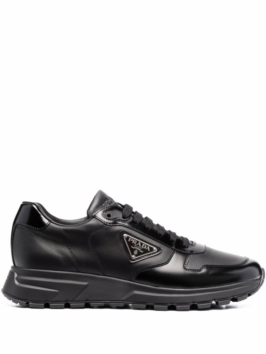 

Prada кроссовки с логотипом, черный