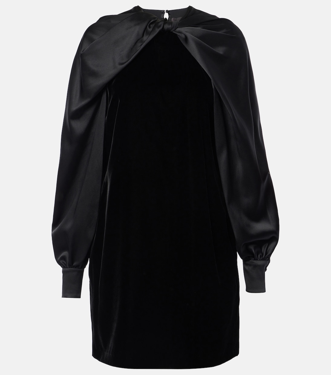 

Мини-платье Zarella из бархата и атласа Max Mara, Nero