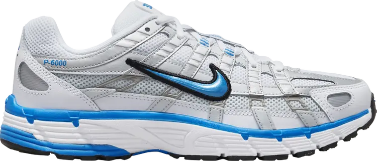 Кроссовки Wmns P-6000 'White Photo Blue', белый