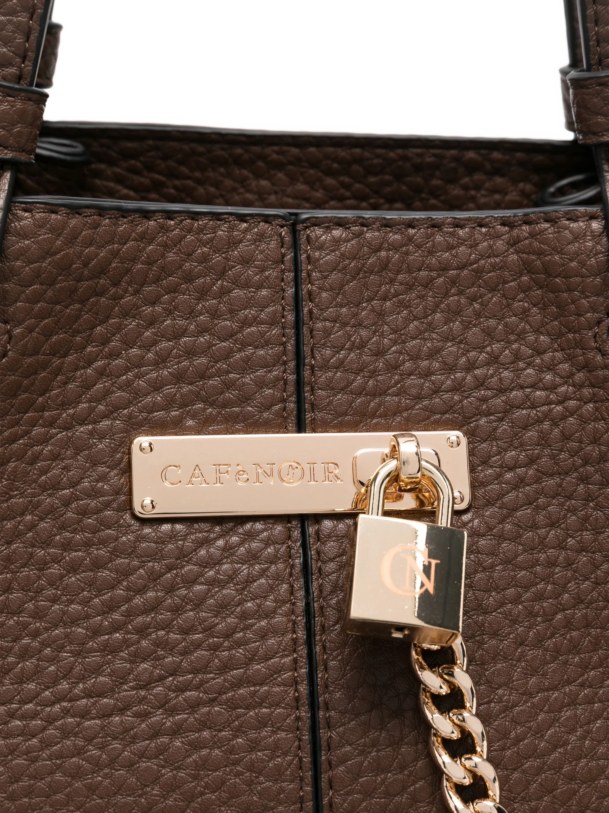 

Сумка-тоут с цепочкой Cafènoir, коричневый