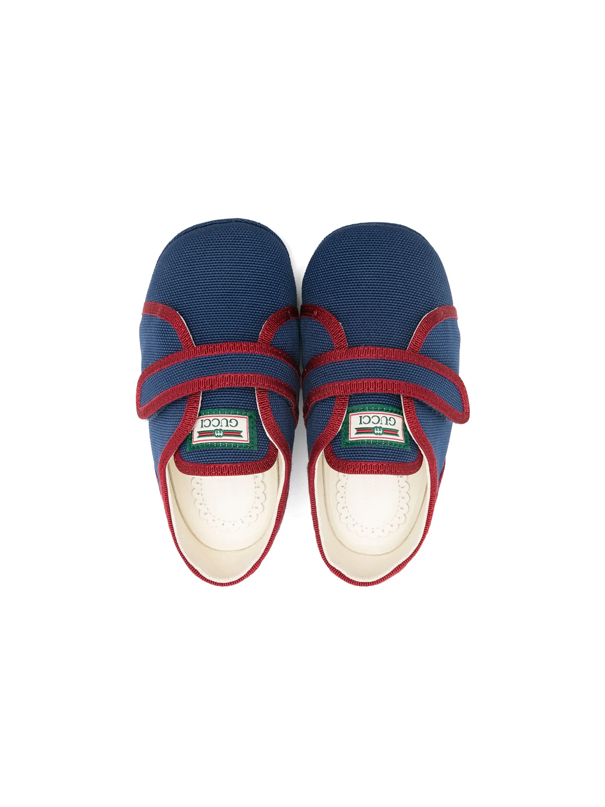 Пинетки Tennis 1977 Gucci Kids, синий — фото 3