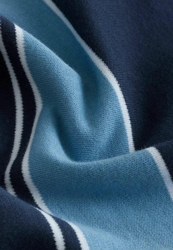 Рубашка-Поло прямого кроя с вертикальной молнией Next, Navy Blue — фото 3