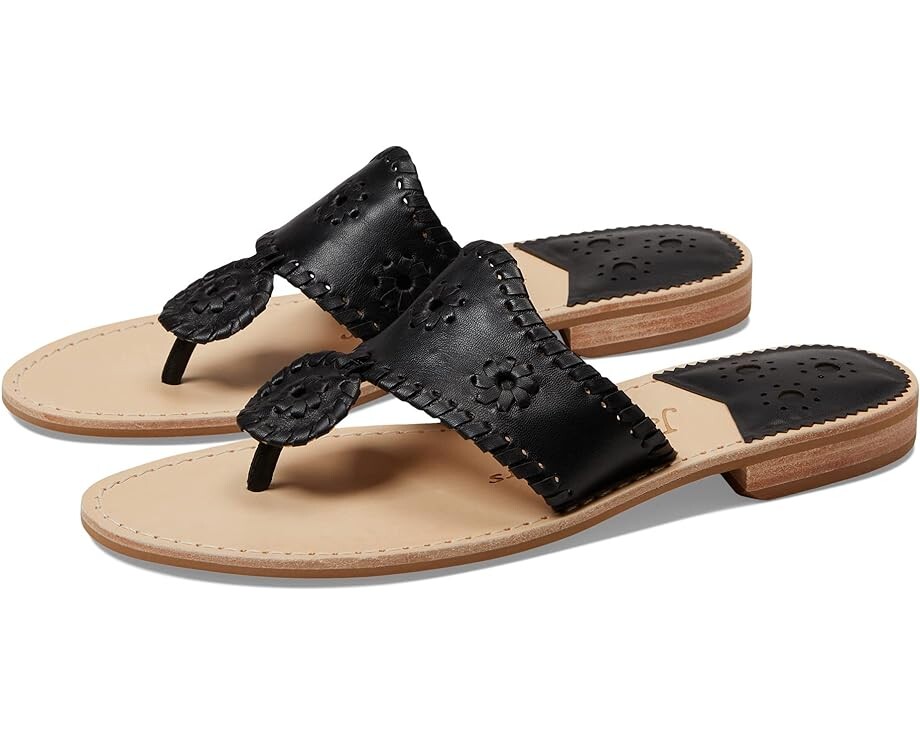 

Сандалии Jack Rogers Jacks Flat, цвет Black/Black