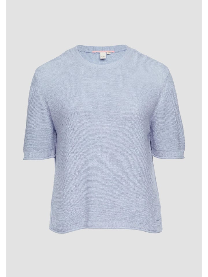 

Вязаный свитер цвета 5072_светло-голубой QS