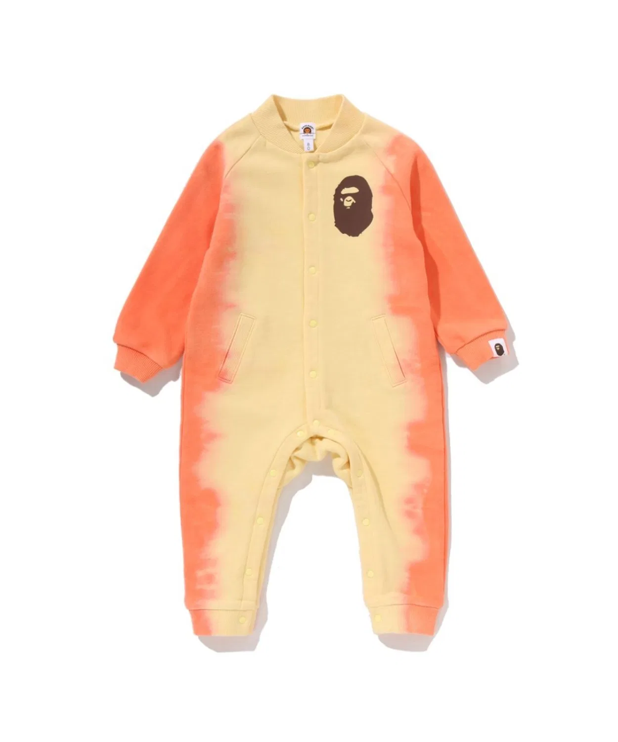 Комбинезон градиентный BAPE College Coverall хлопковый оранжевый