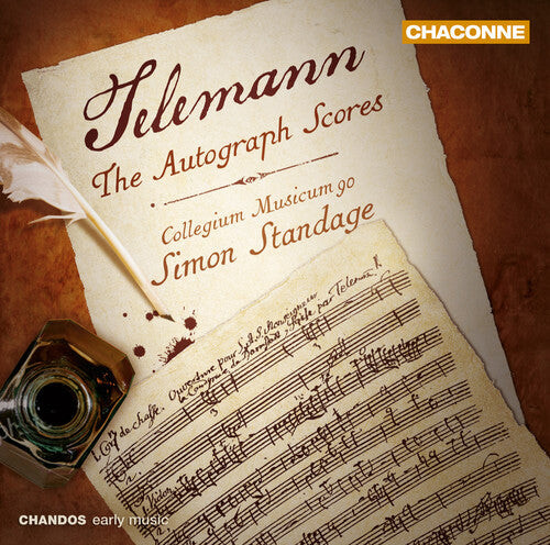 

CD диск Telemann / Collegium Musicum 90 / Standage: Autograph Scores