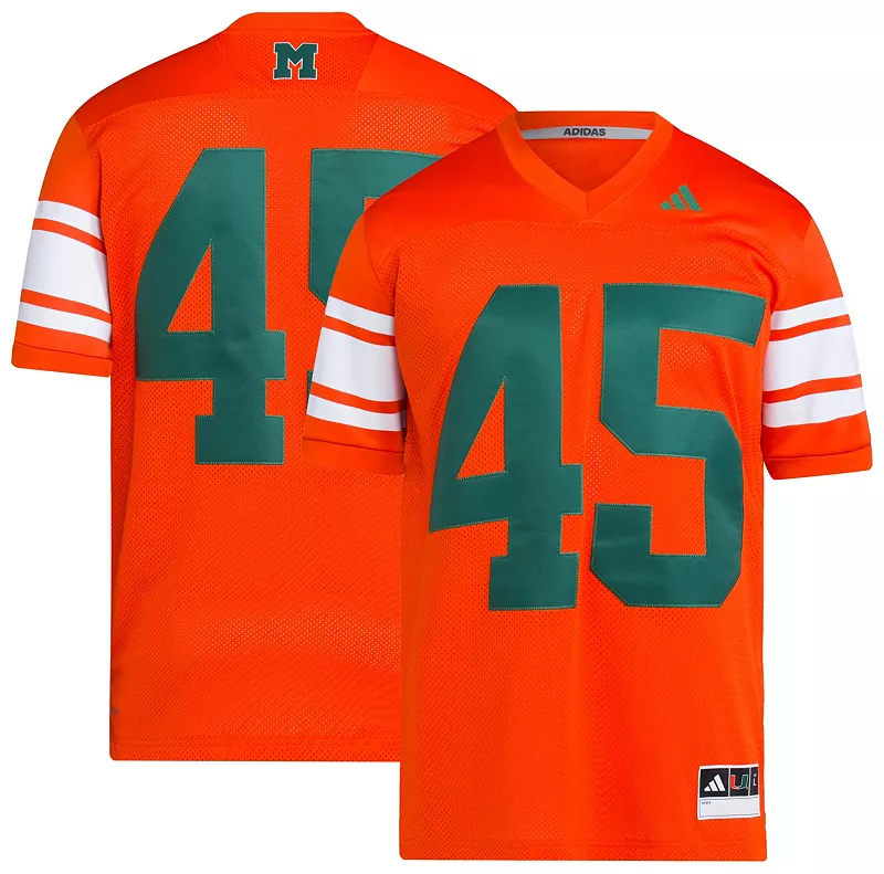 

Мужская футбольная майка Adidas Miami Hurricanes Orange Replica