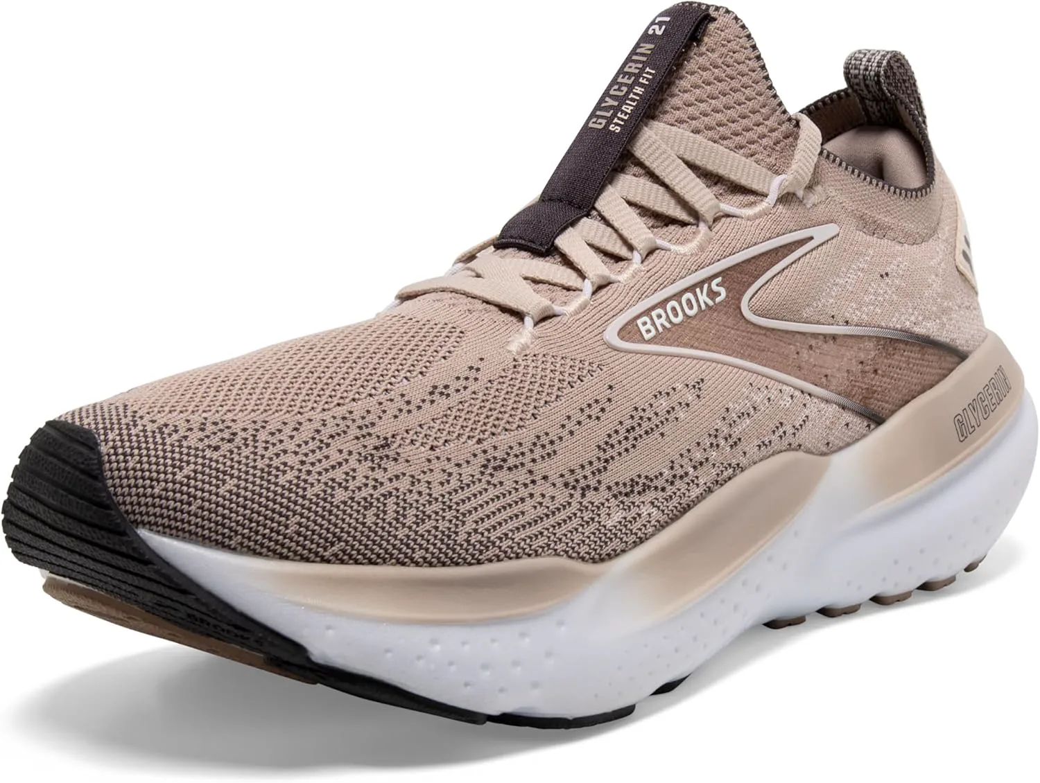 Мужские кроссовки Brooks Glycerin Stealthfit 21 нейтральные для бега, серый — фото 2