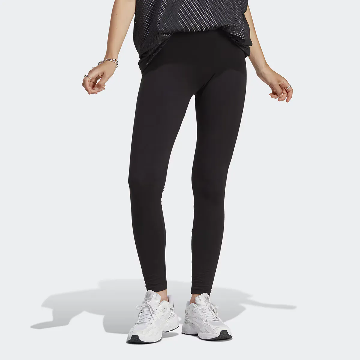 

Женская сетчатая футболка Adicolor Essentials adidas Originals, черный