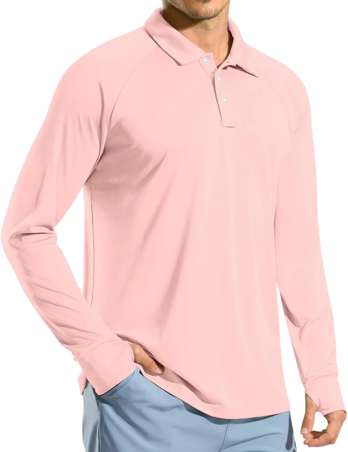 

Мужская рубашка для рыбалки с длинным рукавом и защитой от солнца SPF FULILYEO